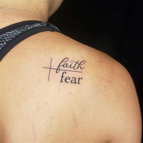 32 Best Faith Over Fear Tattoo Ideas - Read This First