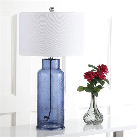 Safavieh Bottle 29-Inch High Glass Table Lamp, Blue - Walmart.com