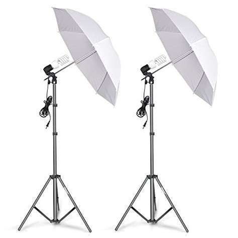 Emart Photography Umbrella Lighting Kit, 400W 5500K Photo Portrait ...