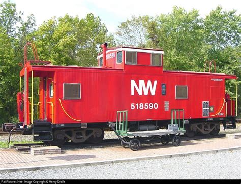 NW 518590 Norfolk & Western N&W Caboose at Clifton, Virginia by Henry ...