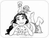 Coloring Pages For Moana  Free Printable Templates sketch template