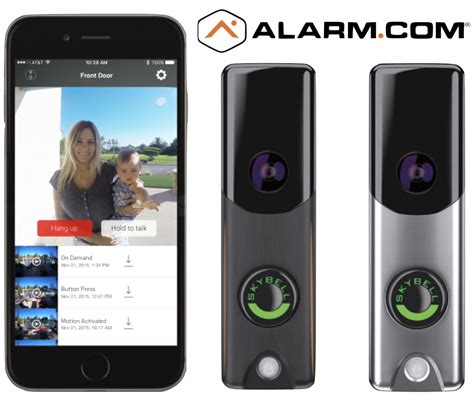 SkyBell Slim Line Wi-Fi Doorbell Camera Alarm.com Color Night Vision | eBay