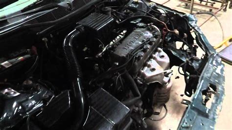 1997 Honda Civic LX Engine and Trans - YouTube