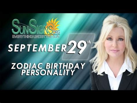 September 29th Zodiac Horoscope Birthday Personality - Libra - Part 2 ...