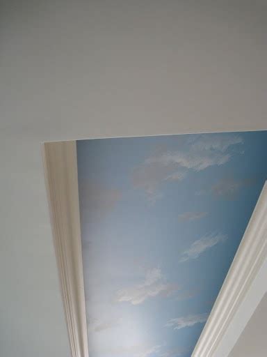 How to paint clouds on a ceiling | Ceiling murals, Victoria house ...