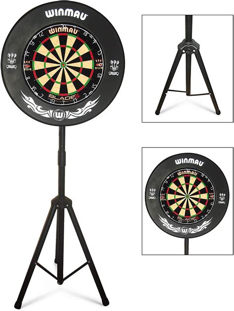 Top Quality Darts Caddy, Portable Dartboard Stand for the Serious Darts Players - STAND ONLY