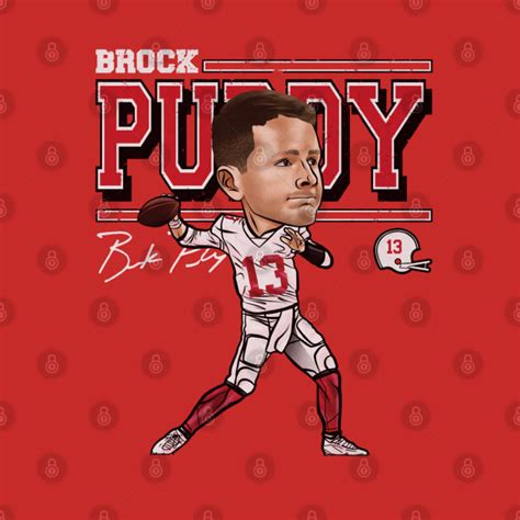 Brock Purdy San Francisco Cartoon - Brock Purdy - T-Shirt | TeePublic