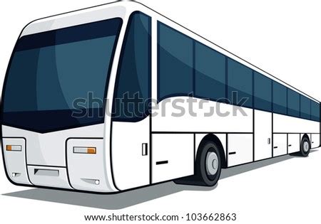 Tour Bus Silhouette Stock Vector 538621060 - Shutterstock