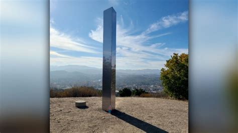 A new metal monolith appeared out of nowhere in California, but it didn’t last for long | CNN