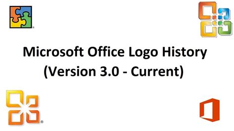 Microsoft Office Logo History (Version 3 0 - Current) - YouTube