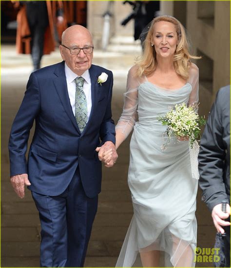 Photo: rupert murdoch jerry hall get married again 12 | Photo 3598018 | Just Jared