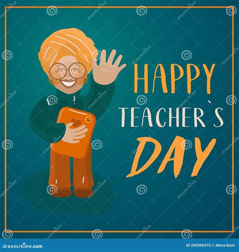 Happy Teachers Day Postcard Template Happy World Hindi Teacher`s Day ...