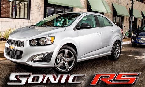 2015 Chevy Sonic RS Sedan and LTZ Dusk Join Cool RS Hatch With Dark Rims, Body Kit and Sporty ...