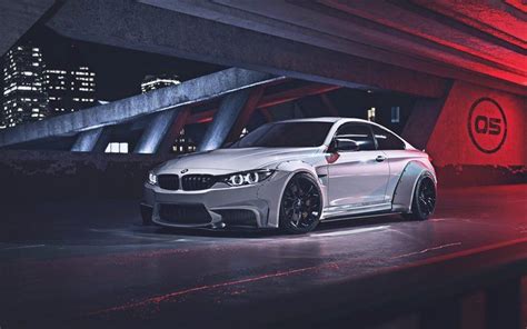 Download imagens 4k, BMW M4, low rider, tuning, F82, 2019 carros, atentos m4, supercarros ...