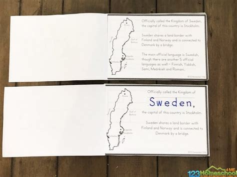 FREE Sweden For Kids Printable Book