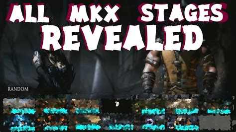 Mortal Kombat X - All Stages Revealed - YouTube