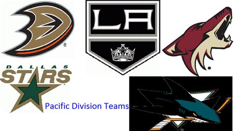 Pacific Division Teams by Steelersfan92 on DeviantArt