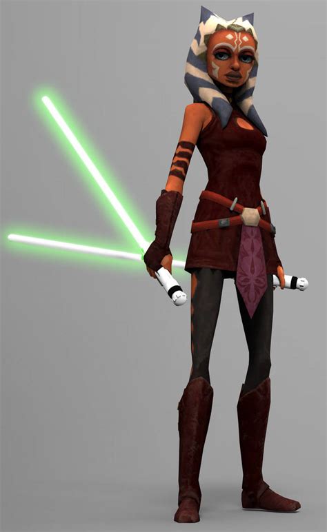 Ahsoka Render 03 by DazzyAllen on DeviantArt