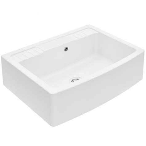 Chambord Clotaire IV 1.0 Bowl White Granite Kitchen Sink & Waste - Kitchen from TAPS UK
