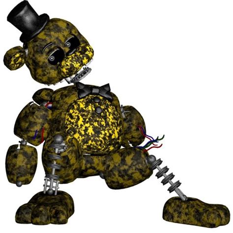 Ignited Golden Freddy Drawing