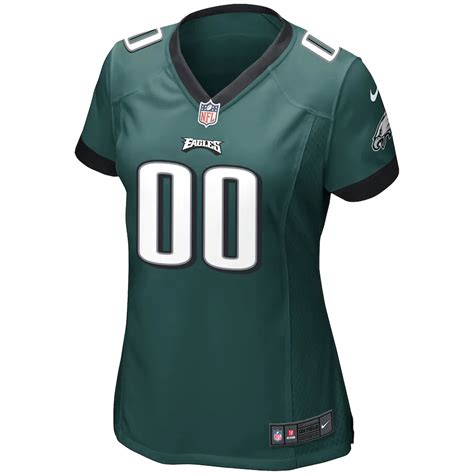 Women's Nike Midnight Green Philadelphia Eagles Custom Game Jersey