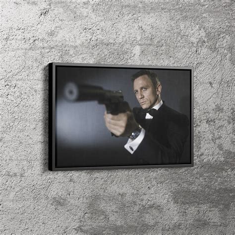 James Bond Poster Daniel Craig Canvas Wall Art Home Decor - Etsy