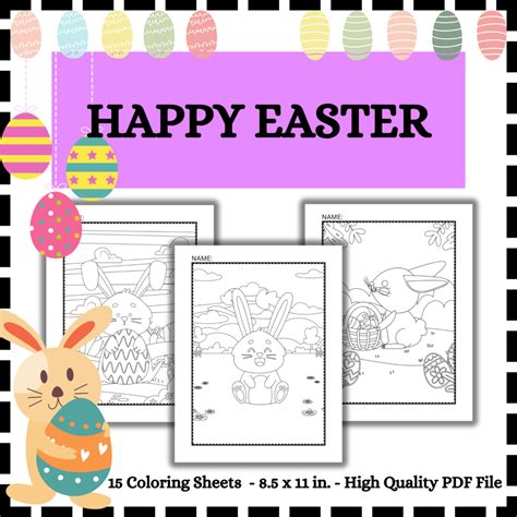 15 Printable Easter Coloring Pages Holiday Vault East - vrogue.co