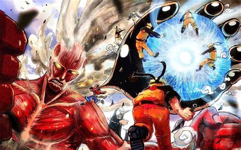 Luffy and Naruto vs the Colossal Titan : r/ShingekiNoKyojin