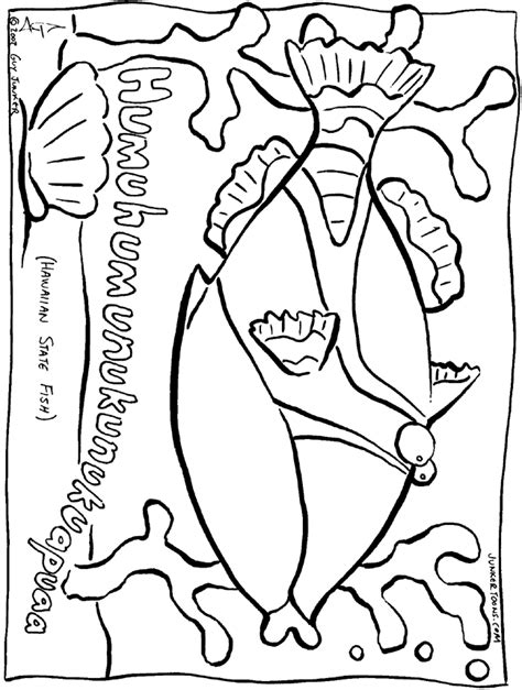 humuhumu.gif 650×861 pixels | Fish coloring page, Coloring pages ...