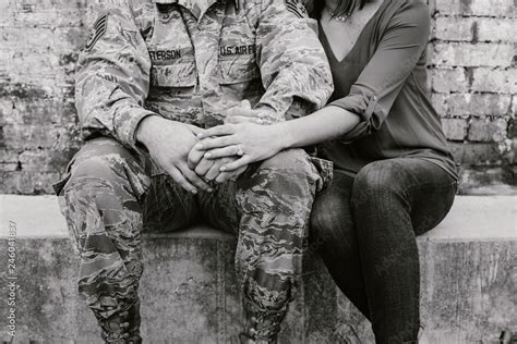 military engagement love Stock Photo | Adobe Stock