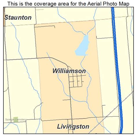 Aerial Photography Map of Williamson, IL Illinois