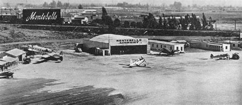 The Montebello, California airport which closed down in the 1950s. | Montebello california, Los ...