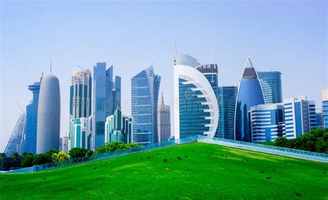 Background Image of Qatar Capital City Stock Photo - Image of expats ...