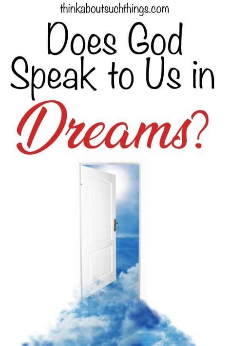 Does God Speak to Us in Dreams? | How to remember dreams, Biblical dream interpretation ...