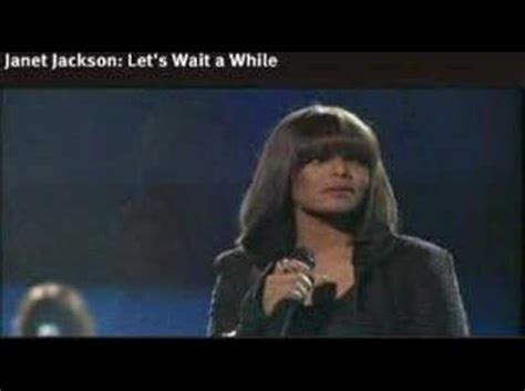 Janet Jackson -- Let's Wait Awhile (Live @ AmEx Pre-Show) - YouTube