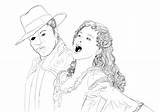 Phantom Of The opera coloring Pages sketch template