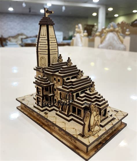 Wooden Ram Mandir Model Online for Home