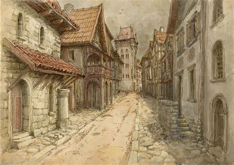 Medieval Europe | Fantasy town, Arte medieval, Arte conceptual