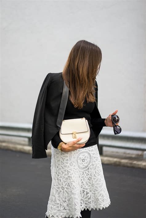 Another Way to Wear a White Lace Skirt - A Glam Lifestyle