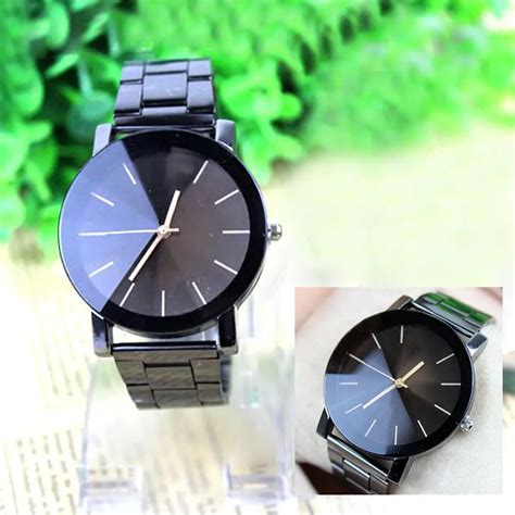 Analog Quartz Movement Wrist Watches Fashion Casual Men's Stainless Steel Bracelet Luxury High ...