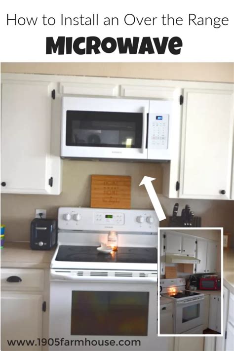 How to install an over the range microwave by removing upper cabinets #1905farmhouse # ...