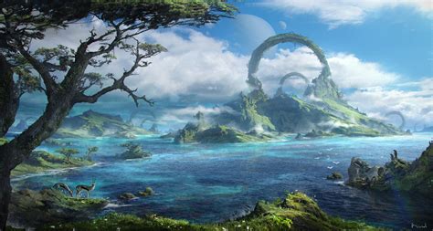 Fantasy Landscape by Luka Mivsek : r/ImaginaryMindscapes