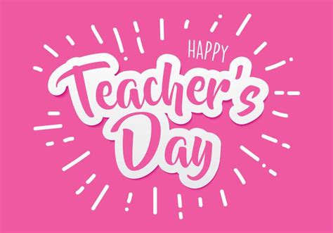 Happy Teachers Day Paper Cutting 201262 Vector Art at Vecteezy