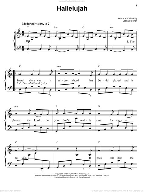 Free Printable Sheet Music For Piano