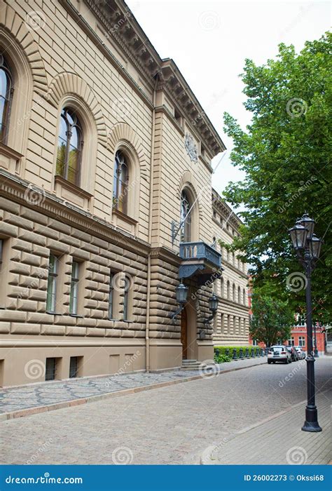 Architecture of the Old Town of Riga Stock Image - Image of exterior ...