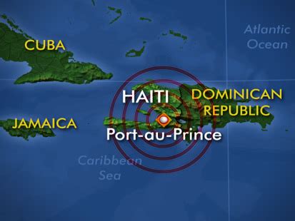 Haiti Earthquake Map