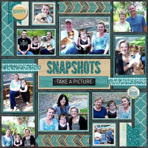 Scrapbook Layout with Multiple photos | Scrapbooking Ideas | 12X12 Layout | Creative Scrapbooker ...