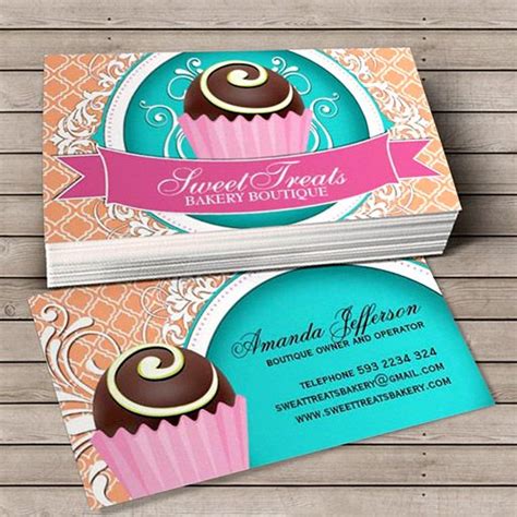 Chic and Elegant Cake Bites Business Cards | Zazzle | Cake business cards, Business card design ...