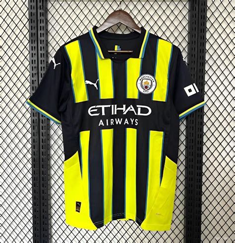 Buy Manchester City Football Jersey Away 24 25 Season – Red Raven Store