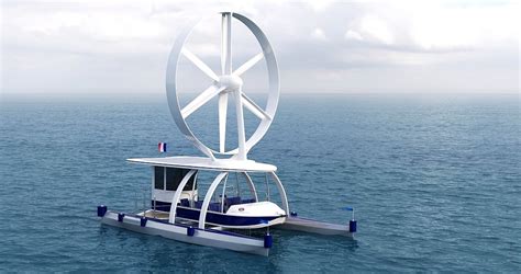 ROTARY SAILS WIND TURBINE POWERED BOATS CARS AND SAILING SHIPS